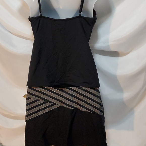 Coco Reef Blk Tankini Top 32 C  With Bottom Sz Sm - Picture 2 of 5